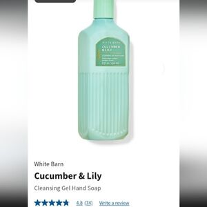 White Barn Cucumber & Lily Cleansing Gel Hand Soap